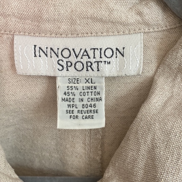 🟢 2/$10  Innovation Sport Button Front Jacket Size XL - Picture 2 of 3